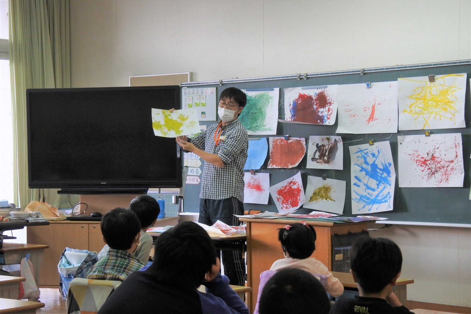 特別支援学校・ 学級限定　アーティストの一日学校訪問　記録_f0082794_18244625.jpg